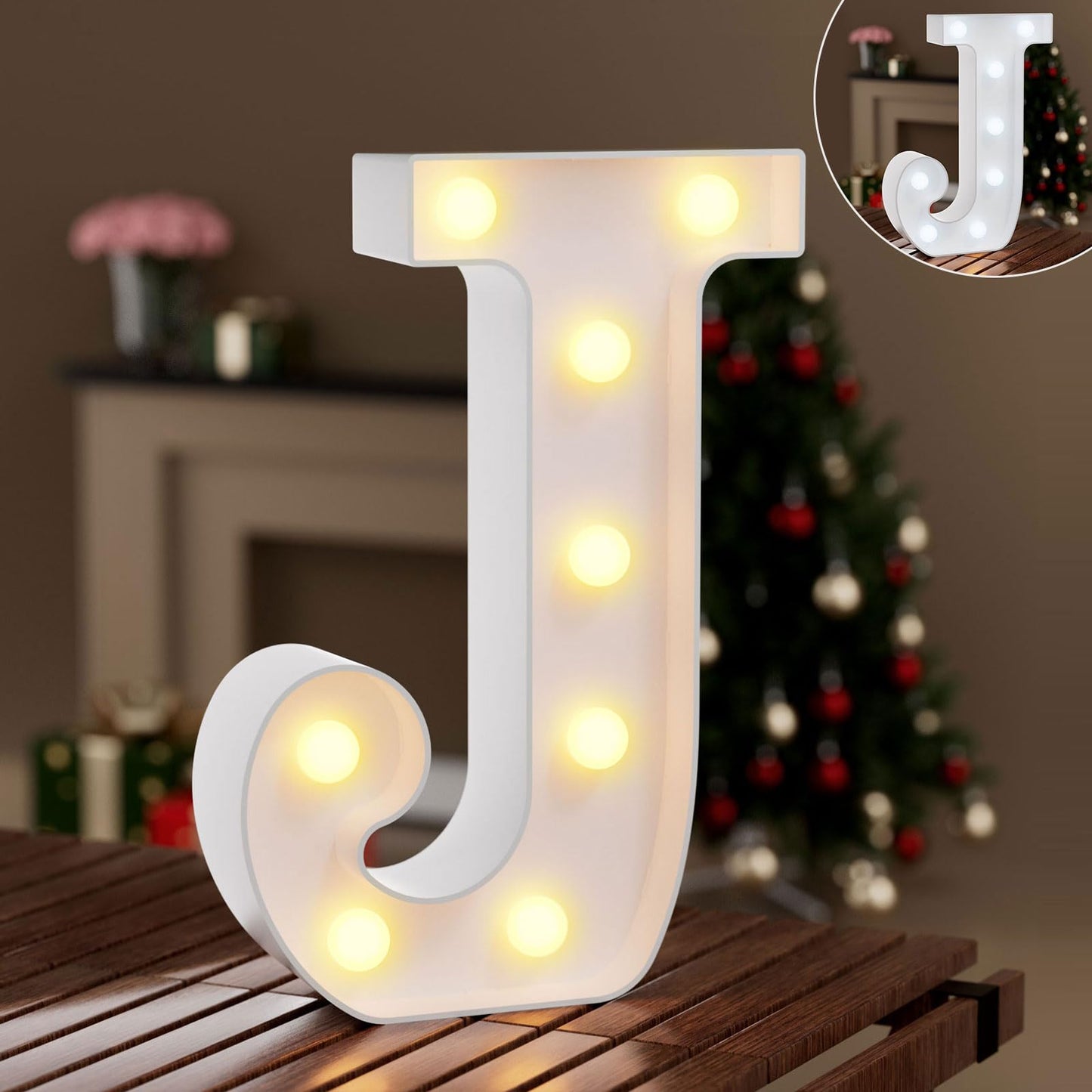 Ledido Light Up Letters Sign LED Birthday Marquee Letters Lights, Night Light Letter Gifts Bayby Girls Boys Birthday Party Wedding Anniversary Home Bedroom Wall Lights Decor 8.8 Inch, Letter A