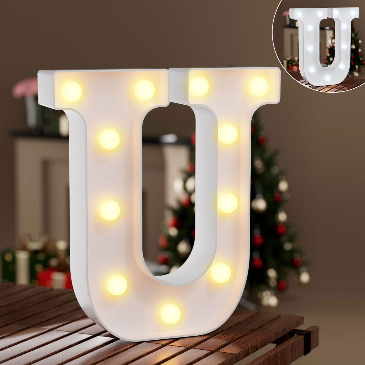 Ledido Light Up Letters Sign LED Birthday Marquee Letters Lights, Night Light Letter Gifts Bayby Girls Boys Birthday Party Wedding Anniversary Home Bedroom Wall Lights Decor 8.8 Inch, Letter A