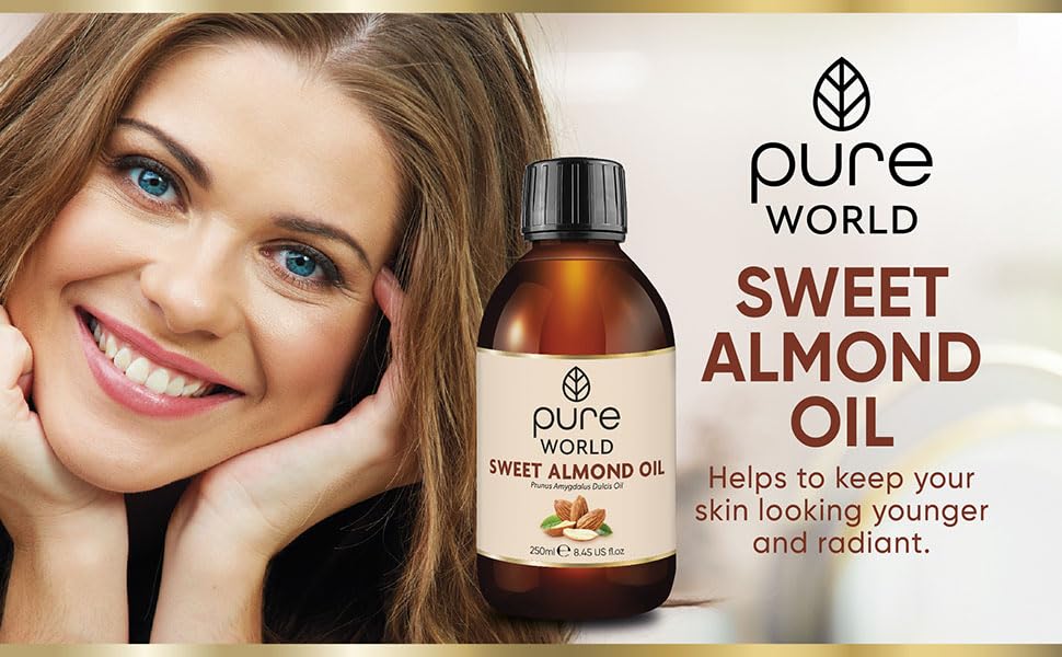 Pure World Natural Castor Oil 250ML Cold & Freshly Pressed 100% Pure and Undiluted Hexane Free Nourish Your Skin and Hair Eyebrows, Nails, Beard, Hair, Eyelash Growth Food Grade