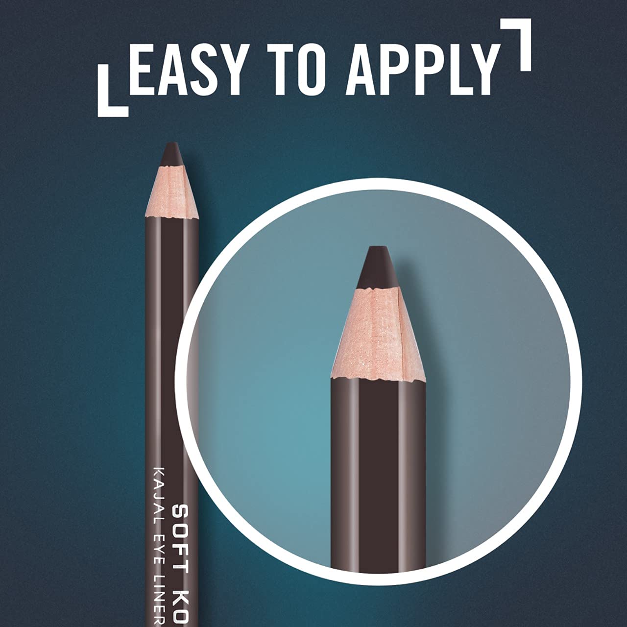 Rimmel London Soft Kohl Smudge-proof Eyeliner Pencil, Jet black, 1.2 g