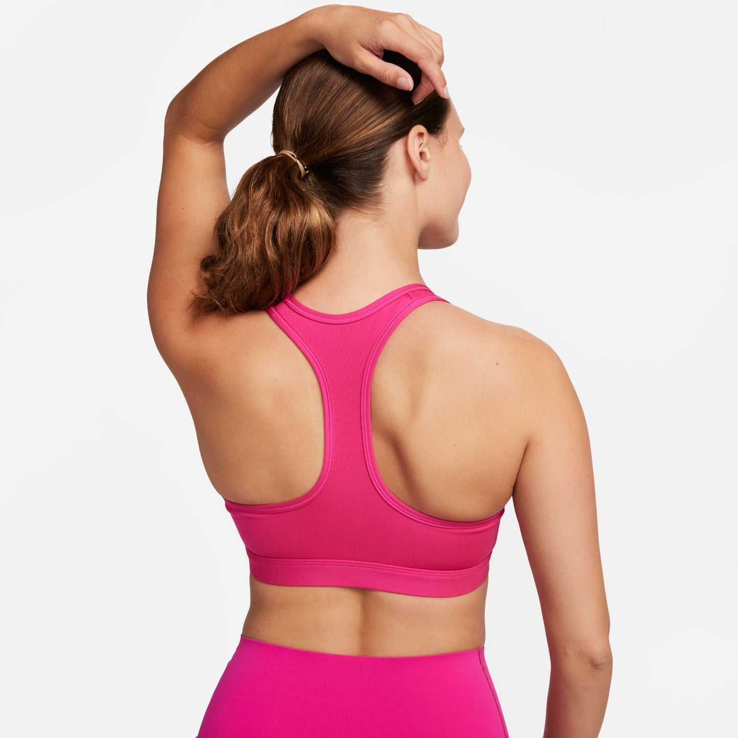 NIKE Women's W Nk Swsh Med SPT Bra Bra (Pack of 1)