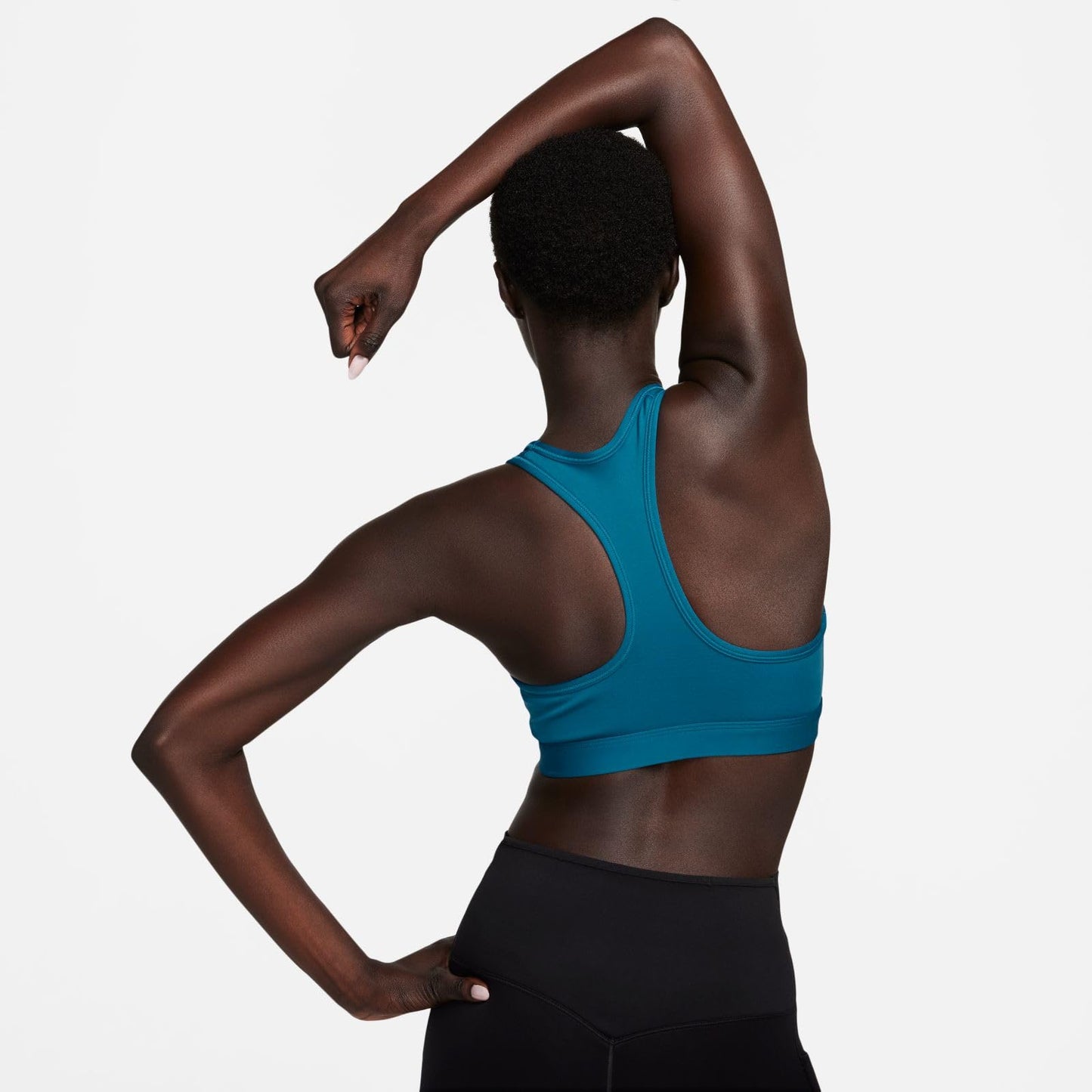 NIKE Women's W Nk Swsh Med SPT Bra Bra (Pack of 1)