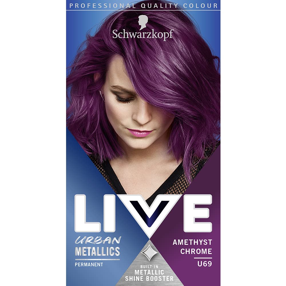 Schwarzkopf LIVE Intense Colour, Long Lasting Permanent Black Hair Dye, With Built-In Vibrancy Serum, Up To 100% Grey Coverage- Deep Black 099