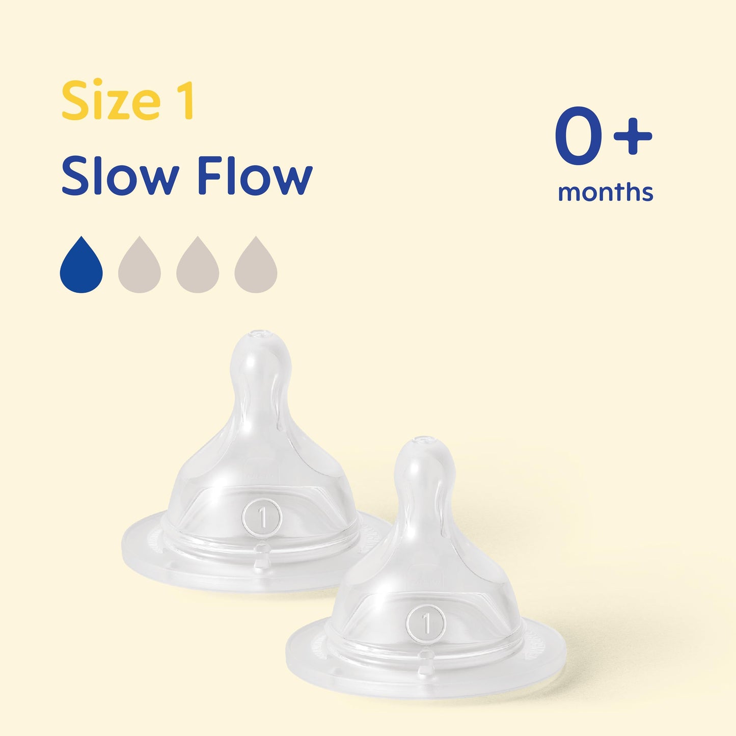 MAM Teats Size 3 | 2 Pack | Fast Flow | Suitable from 4+ Months | Fits All MAM Bottles | Made from SkinSoft Silicone | Baby Accessories