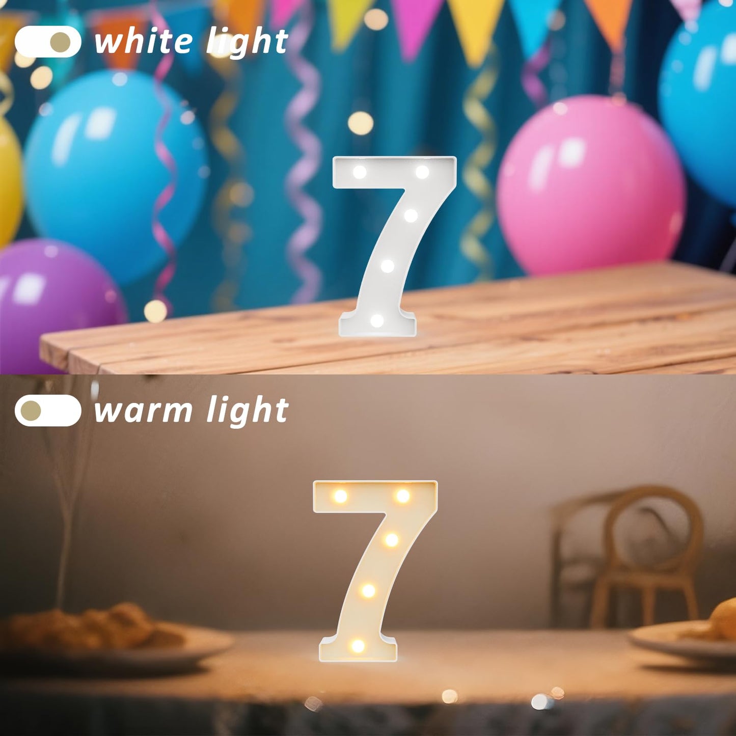 Ledido Light Up Letters Sign LED Birthday Marquee Letters Lights, Night Light Letter Gifts Bayby Girls Boys Birthday Party Wedding Anniversary Home Bedroom Wall Lights Decor 8.8 Inch, Letter A