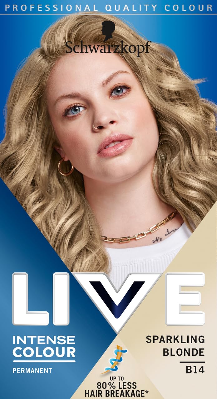 Schwarzkopf LIVE Intense Colour, Long Lasting Permanent Black Hair Dye, With Built-In Vibrancy Serum, Up To 100% Grey Coverage- Deep Black 099