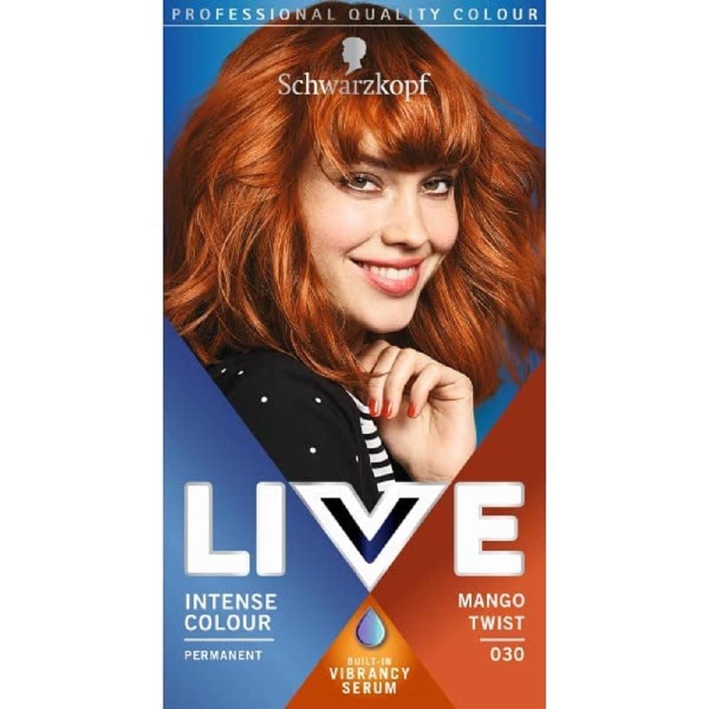 Schwarzkopf LIVE Intense Colour, Long Lasting Permanent Black Hair Dye, With Built-In Vibrancy Serum, Up To 100% Grey Coverage- Deep Black 099
