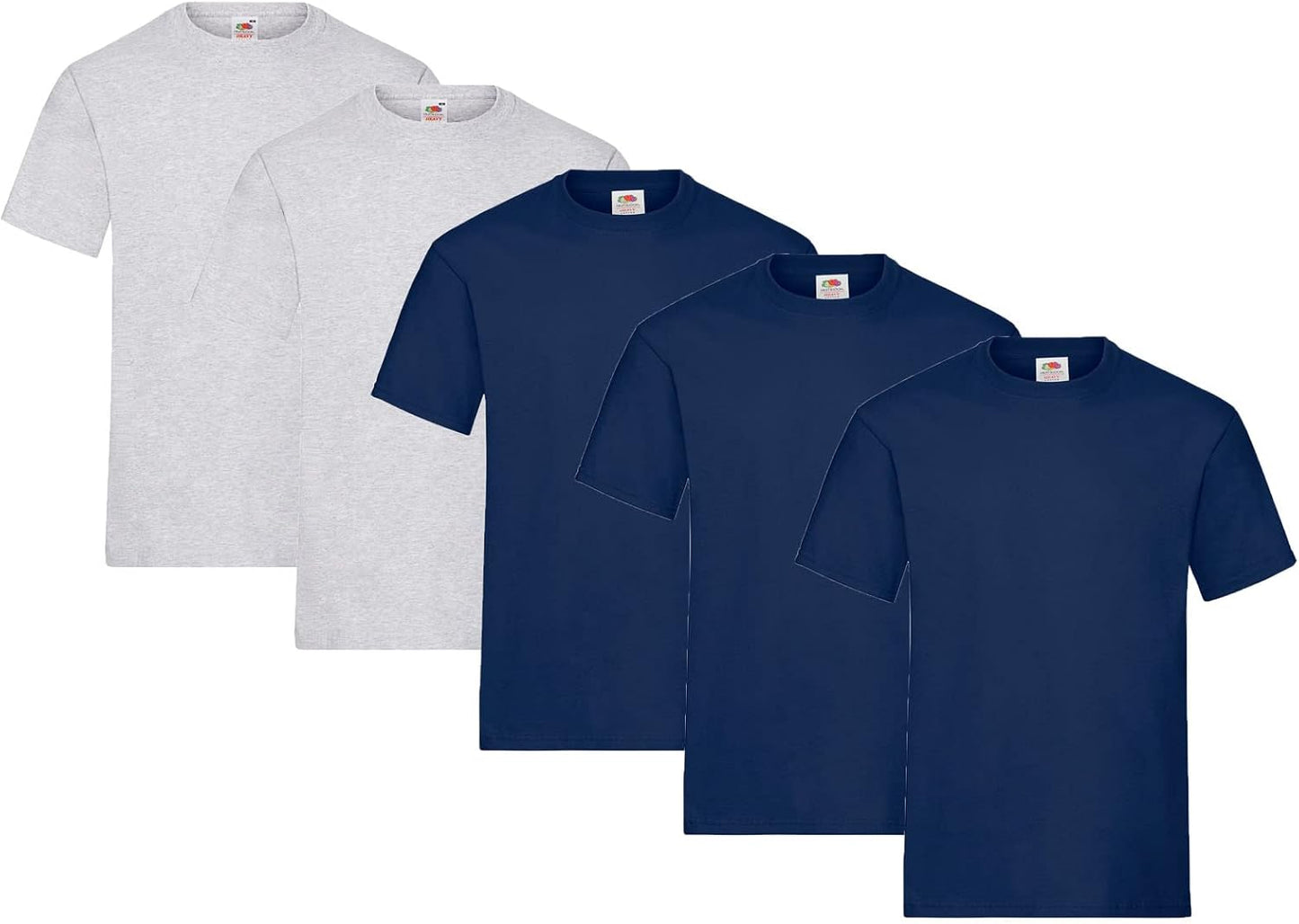 Fruit of the Loom Men's Heavy T-Shirt Pack of 5