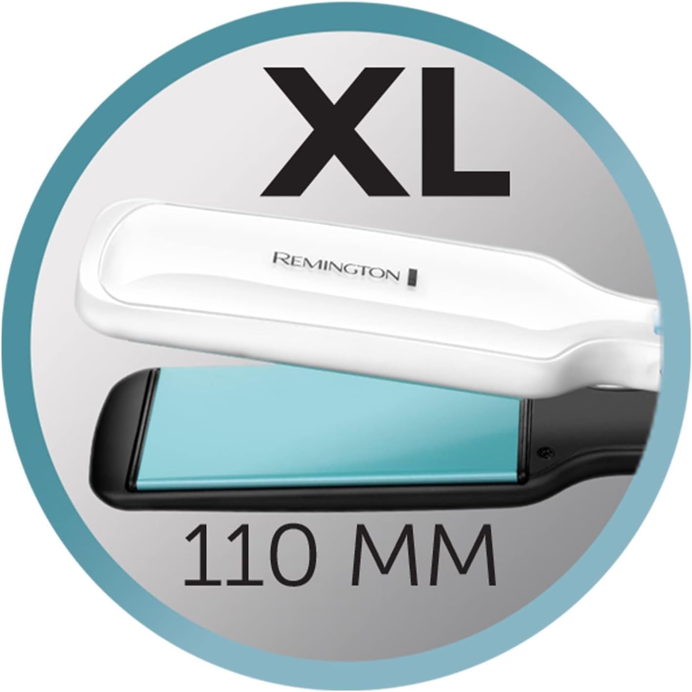 Remington Shine Therapy Hair Straightener with Advanced Ceramic coating infused with Moroccan Argan Oil for sleek & smooth glide, Floating plates, Digital display, 9 settings 150°C–230°C, S8500
