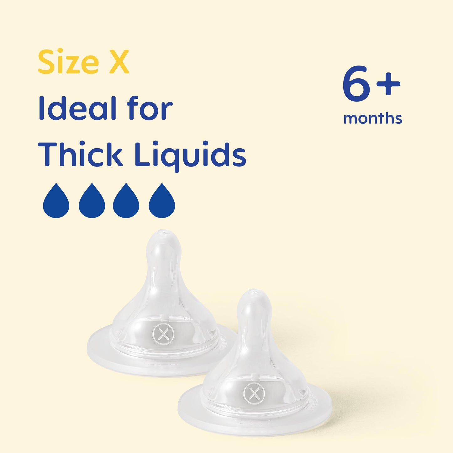 MAM Teats Size 3 | 2 Pack | Fast Flow | Suitable from 4+ Months | Fits All MAM Bottles | Made from SkinSoft Silicone | Baby Accessories