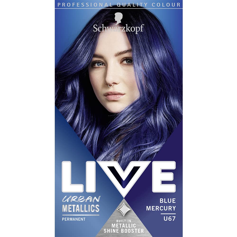 Schwarzkopf LIVE Intense Colour, Long Lasting Permanent Black Hair Dye, With Built-In Vibrancy Serum, Up To 100% Grey Coverage- Deep Black 099