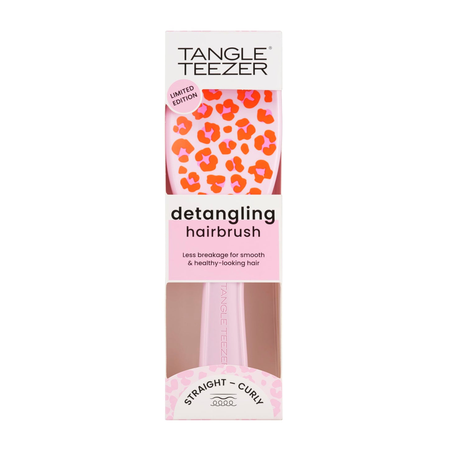 Tangle Teezer Ultimate Detangler Hairbrush - For Wet & Dry Hair - Detangling Brush for All Hair Types - Two-Tiered Teeth Reduce Breakage & Eliminate Knots - Millennial Pink