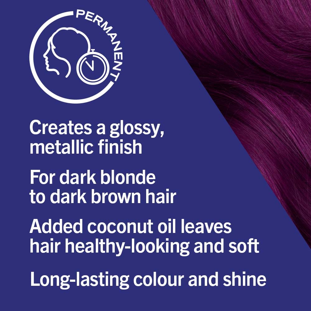 Schwarzkopf LIVE Intense Colour, Long Lasting Permanent Black Hair Dye, With Built-In Vibrancy Serum, Up To 100% Grey Coverage- Deep Black 099