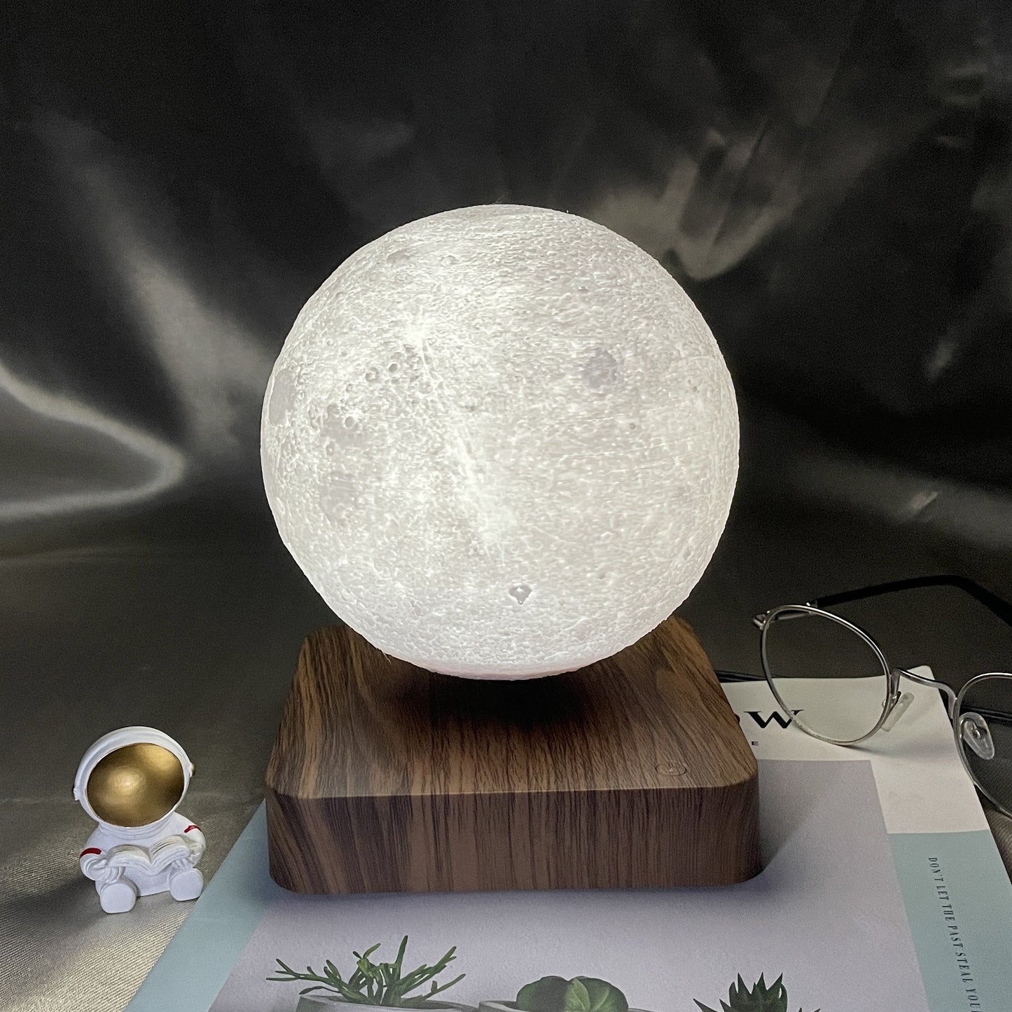 Lunar Miracle Magnetic Levitating Moon Lamp | 3D Craters Night Light