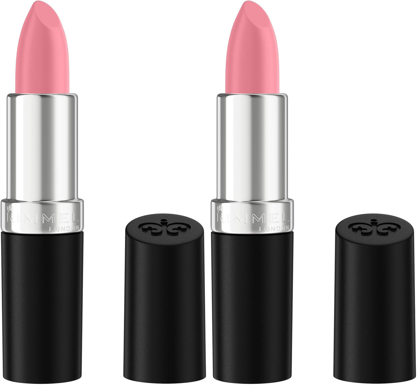 Rimmel Lasting Finish Lipstick 006 Pink Blush, Creamy Satin Finish, Long Lasting 8 HR Wear, Comfortable Formula, Rich Pigment