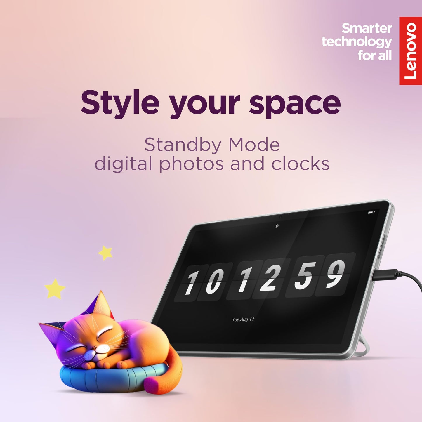 Lenovo Tab M11 Android Tablet | 11 Inch Full HD 1200p | 128 GB | Lenovo Tab Pen | WiFi | 4 GB RAM | Luna Grey | Designed for Portable Entertainment