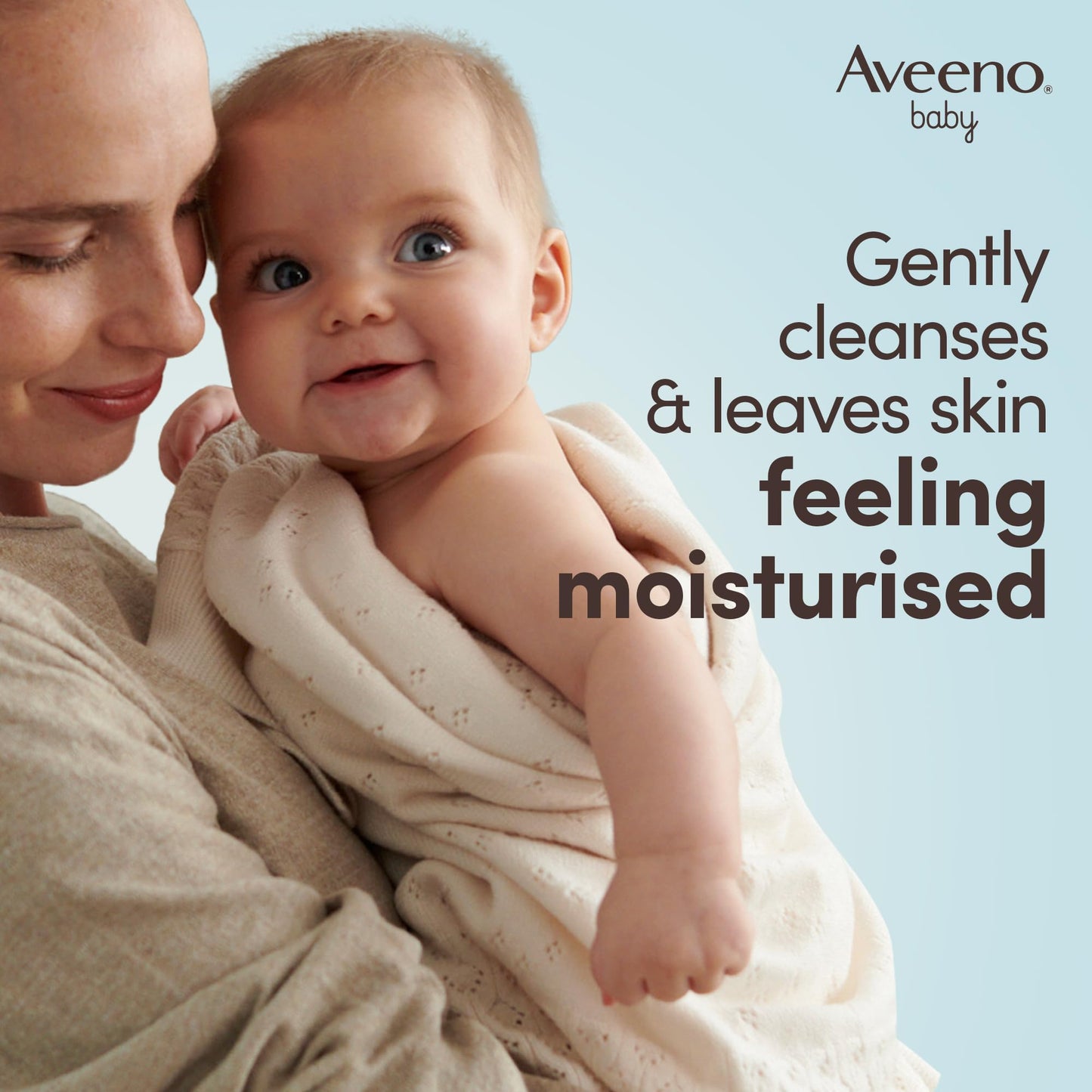 AVEENO Baby Daily Care Gentle Bath & Wash (1 x 400ml), Tear-Free Baby Wash with Gentle Fragrance with Prebiotic Colloidal Oatmeal, Gently Cleanses & Leaves Skin Feeling Moisturised, For Sensitive Skin