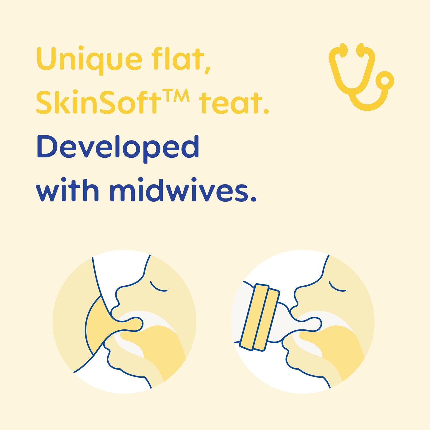 MAM Teats Size 2 | 4 Pack | Medium Flow | Fits All MAM Bottles | Suitable from 2+ Months | Made from SkinSoft Silicone | Baby Accessories for Newborn