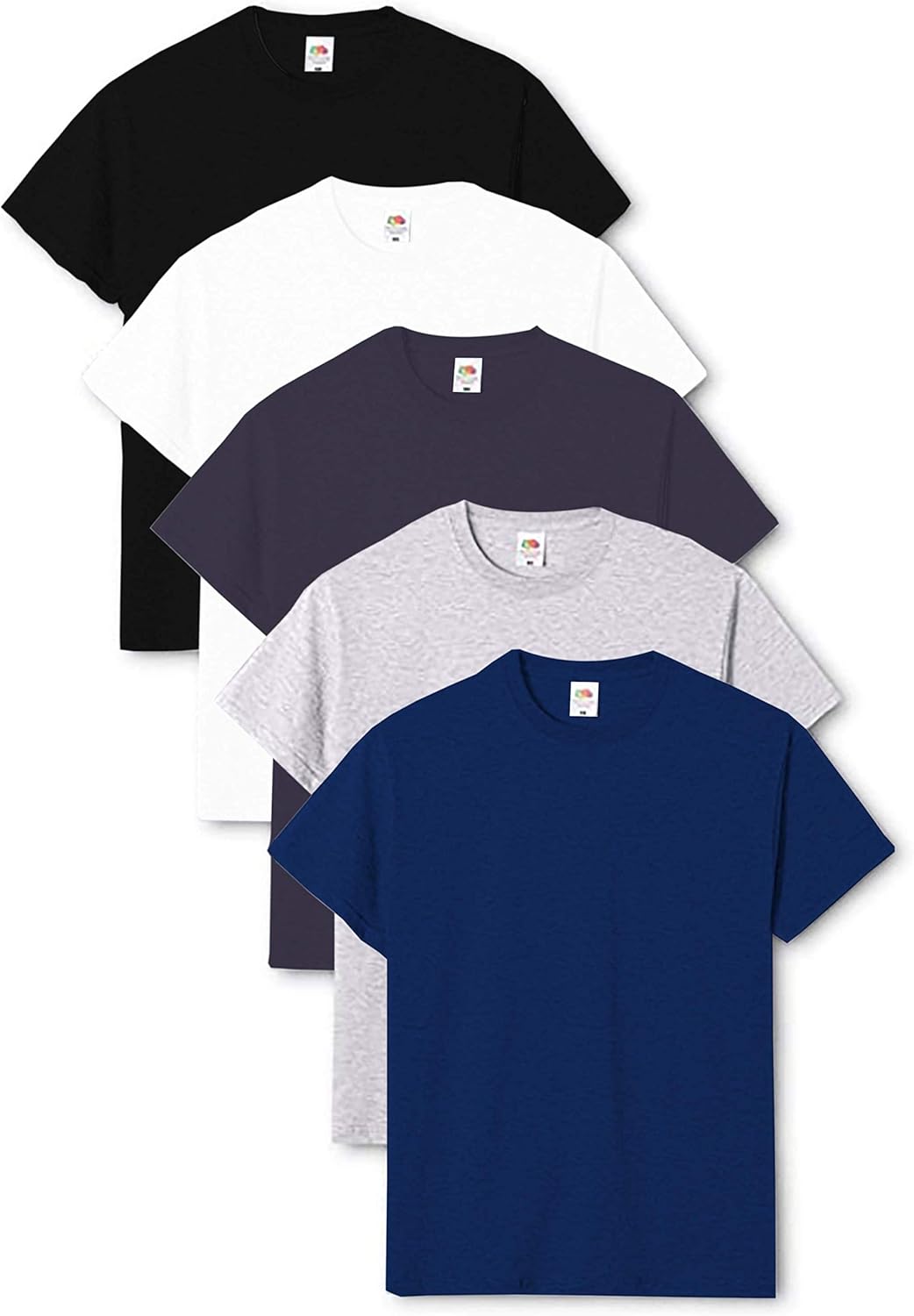 Fruit of the Loom Men's Heavy T-Shirt Pack of 5
