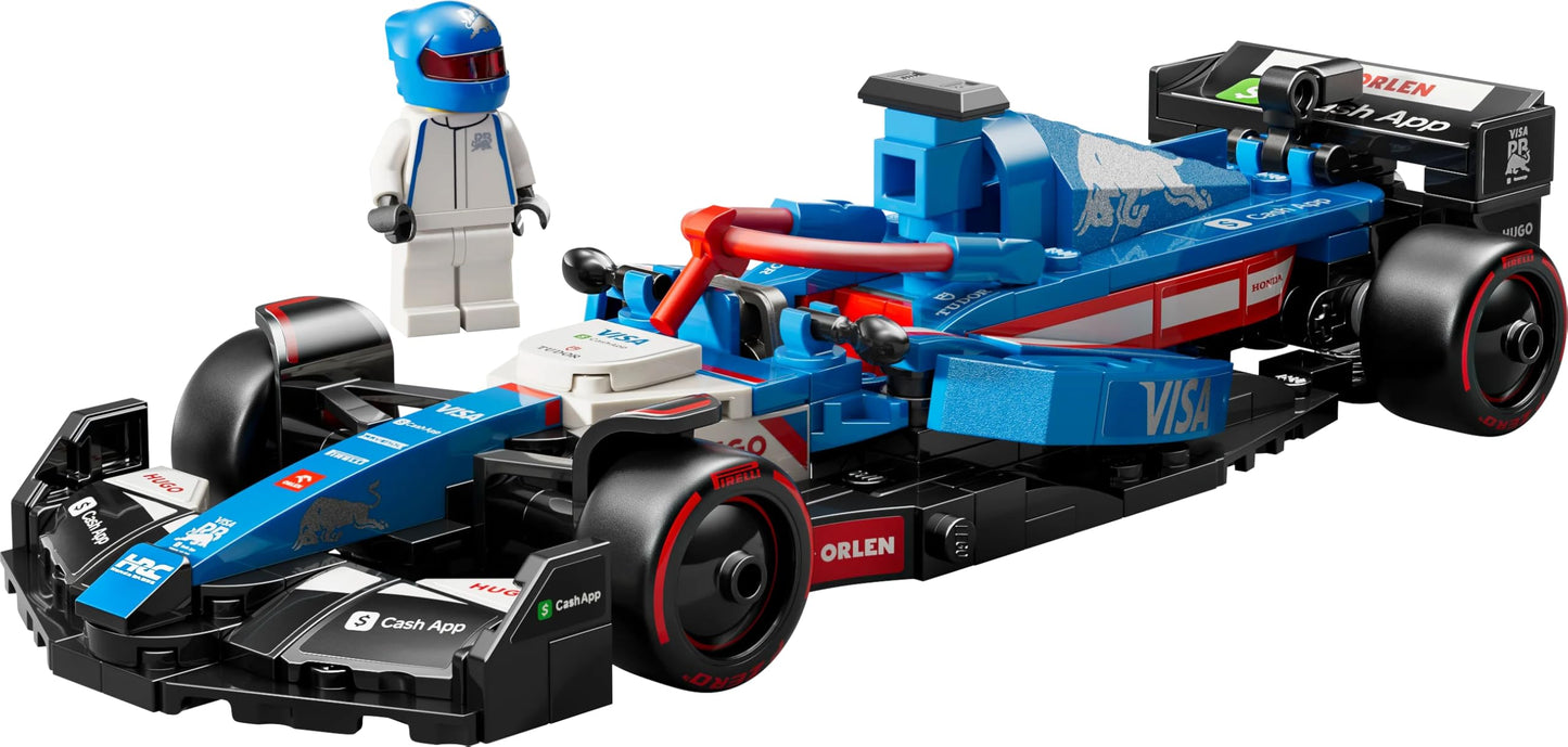 LEGO Speed Champions Ferrari SF-24 F1 Race Car Toy with a Collectible Formula 1 Driver Minifigure - Model Kits for 10+ Year Old Boys & Girls or Adult Motorsport Fans 77242