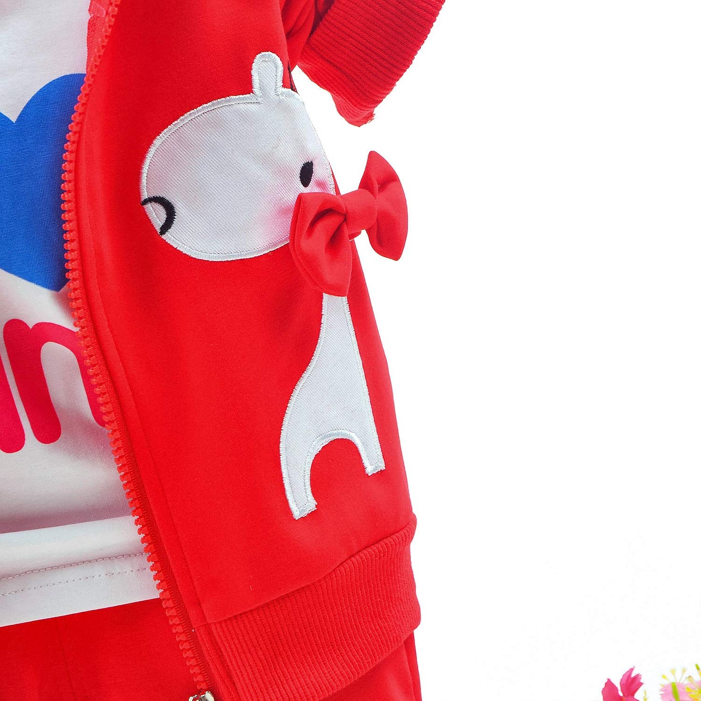 Yao Baby Girls 3 Piece Sets T Shirt Vest and Pants