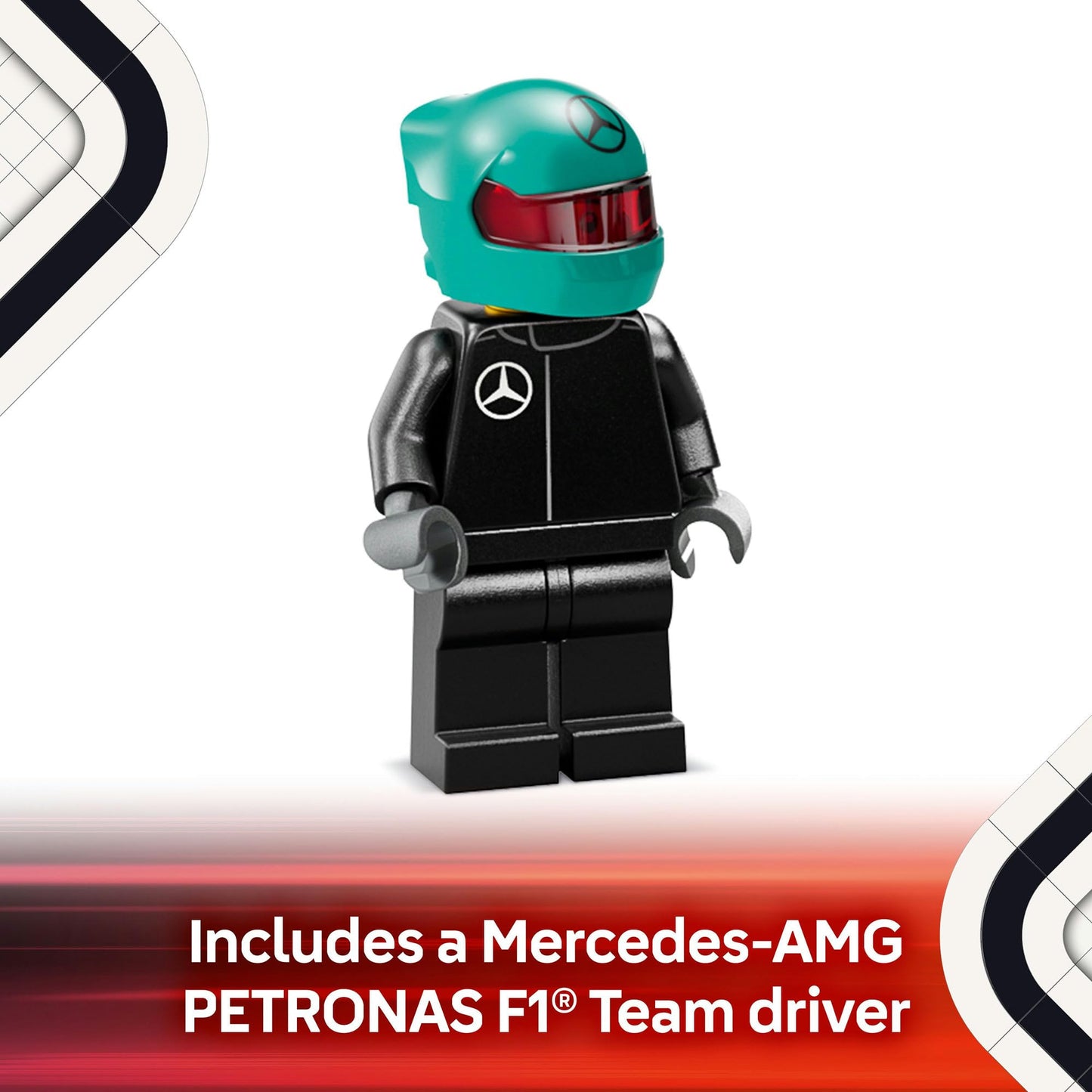LEGO Speed Champions Ferrari SF-24 F1 Race Car Toy with a Collectible Formula 1 Driver Minifigure - Model Kits for 10+ Year Old Boys & Girls or Adult Motorsport Fans 77242