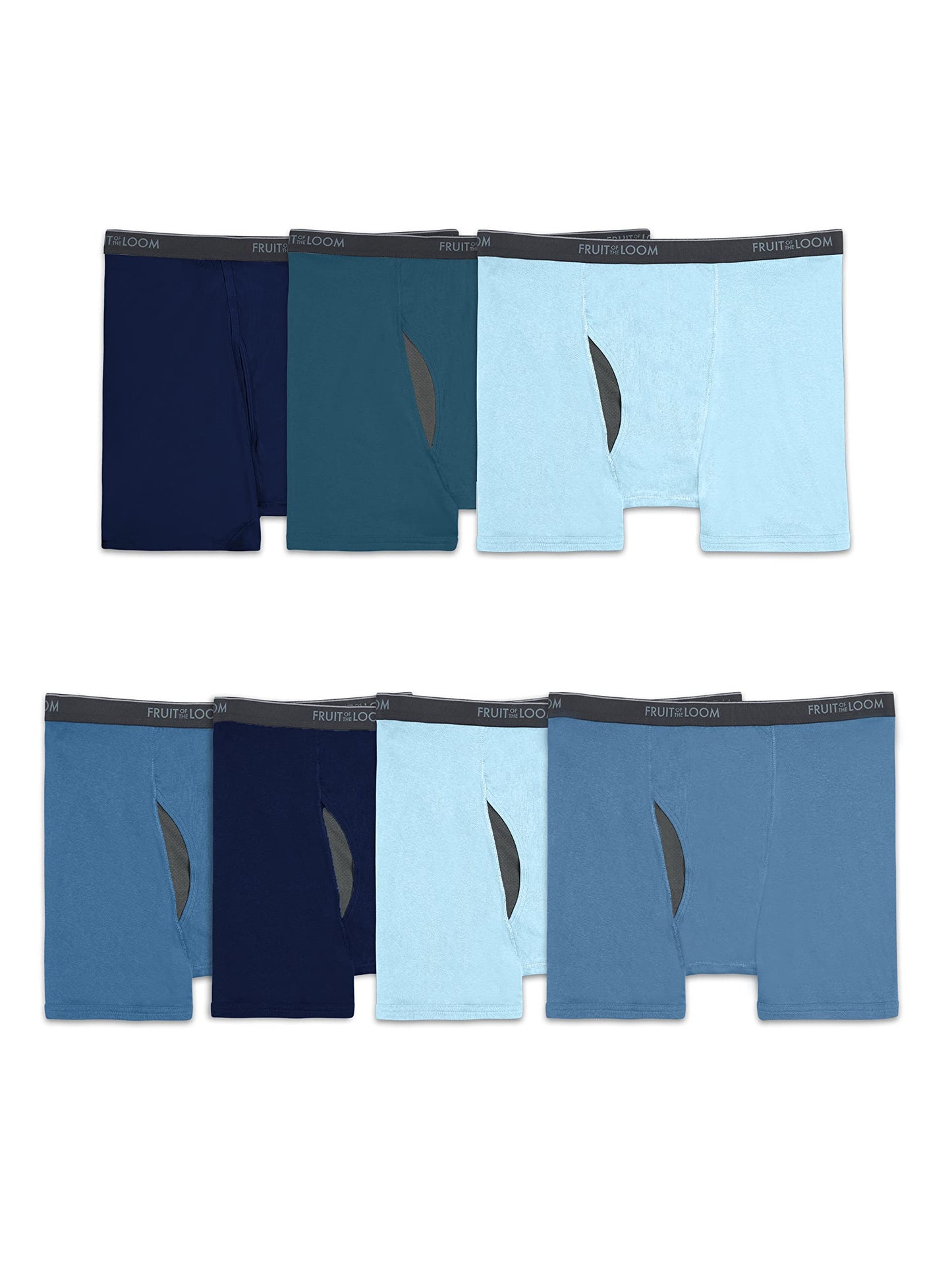Fruit of the Loom Men's Coolzone Boxer Briefs (Assorted Colors) (Pack of 7)