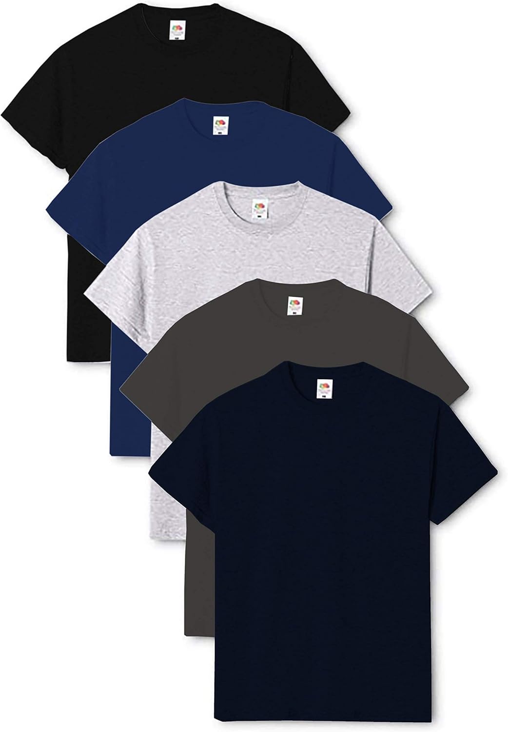 Fruit of the Loom Men's Heavy T-Shirt Pack of 5