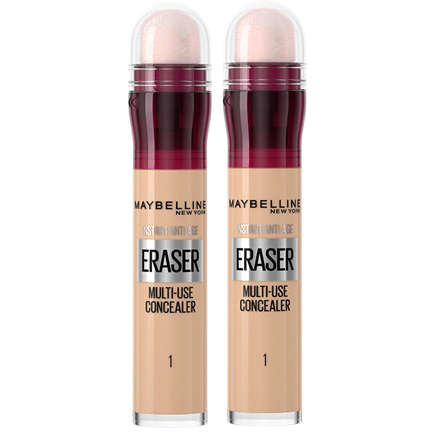 Maybelline Concealer Instant Anti Age Eraser Eye Concealer, Dark Circles and Blemish Concealer, Ultra Blendable Formula 00 Ivory