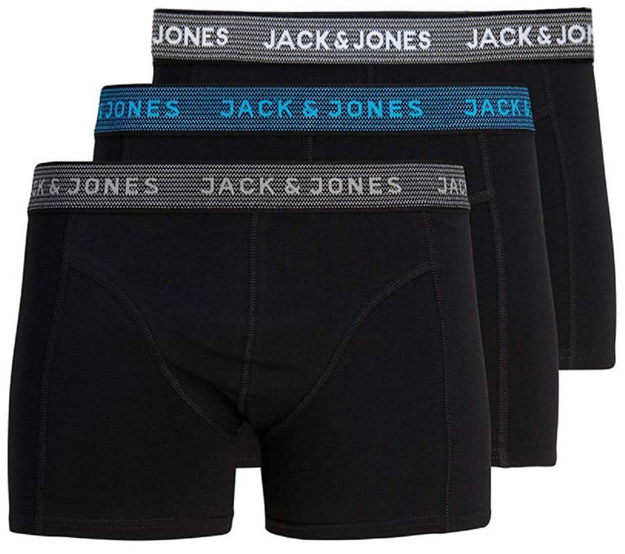 JACK & JONES Men's Trunks 3 Boxer Multipack