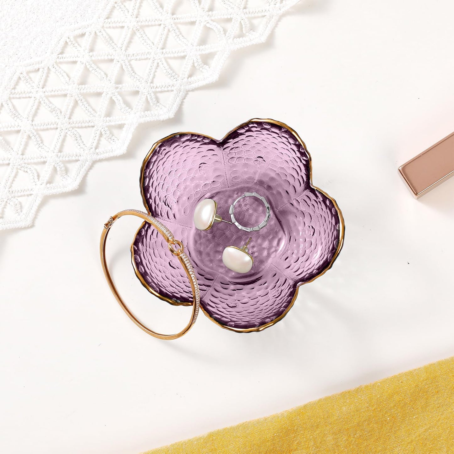 Gifts For Women Trinket Dish Unique Birthday New Home Gifts For Women Her Jewellery Tray Cute Room Decor Aesthetic Bedroom Accessories Ring Dish Holders Small Friendship Christmas House Warming Gifts