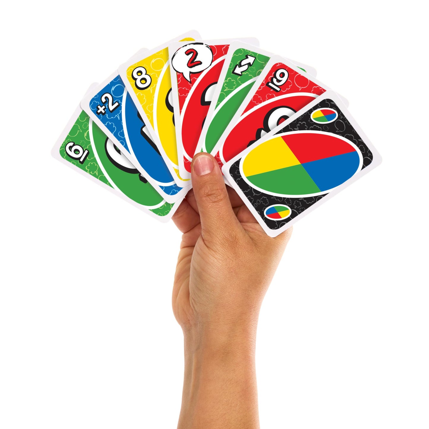 Mattel Games UNO, Classic Card Game for Kids and Adults for Family Game Night, Use as a Travel Game or Engaging Gift for Kids, 2 to 10 Players, Ages 7 and Up, W2087