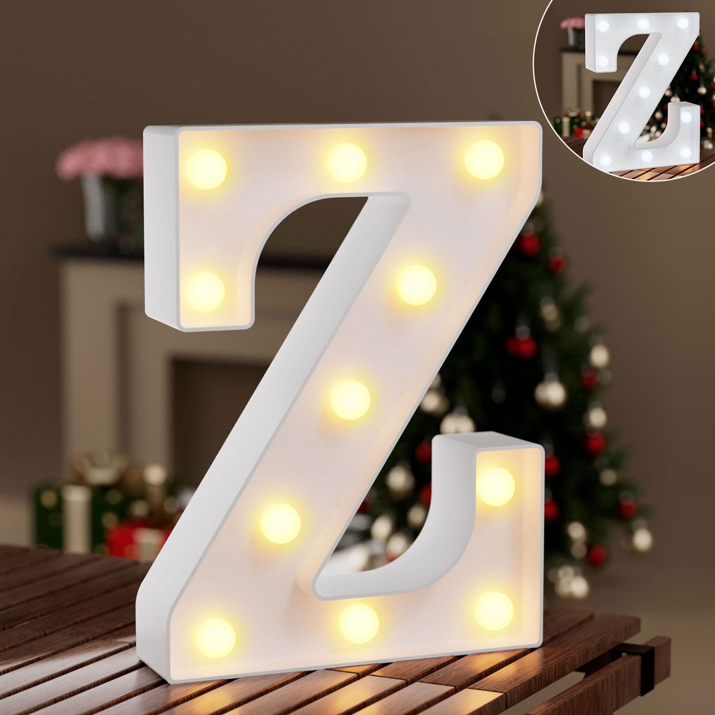 Ledido Light Up Letters Sign LED Birthday Marquee Letters Lights, Night Light Letter Gifts Bayby Girls Boys Birthday Party Wedding Anniversary Home Bedroom Wall Lights Decor 8.8 Inch, Letter A