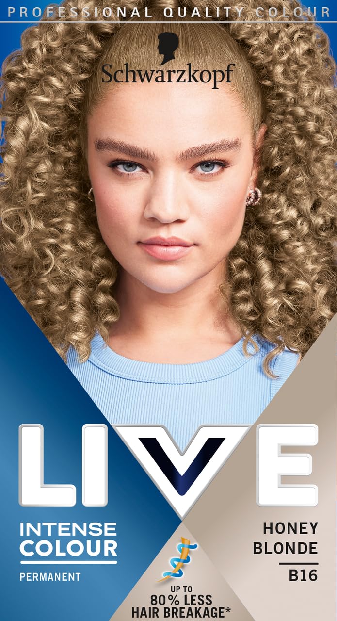 Schwarzkopf LIVE Intense Colour, Long Lasting Permanent Black Hair Dye, With Built-In Vibrancy Serum, Up To 100% Grey Coverage- Deep Black 099