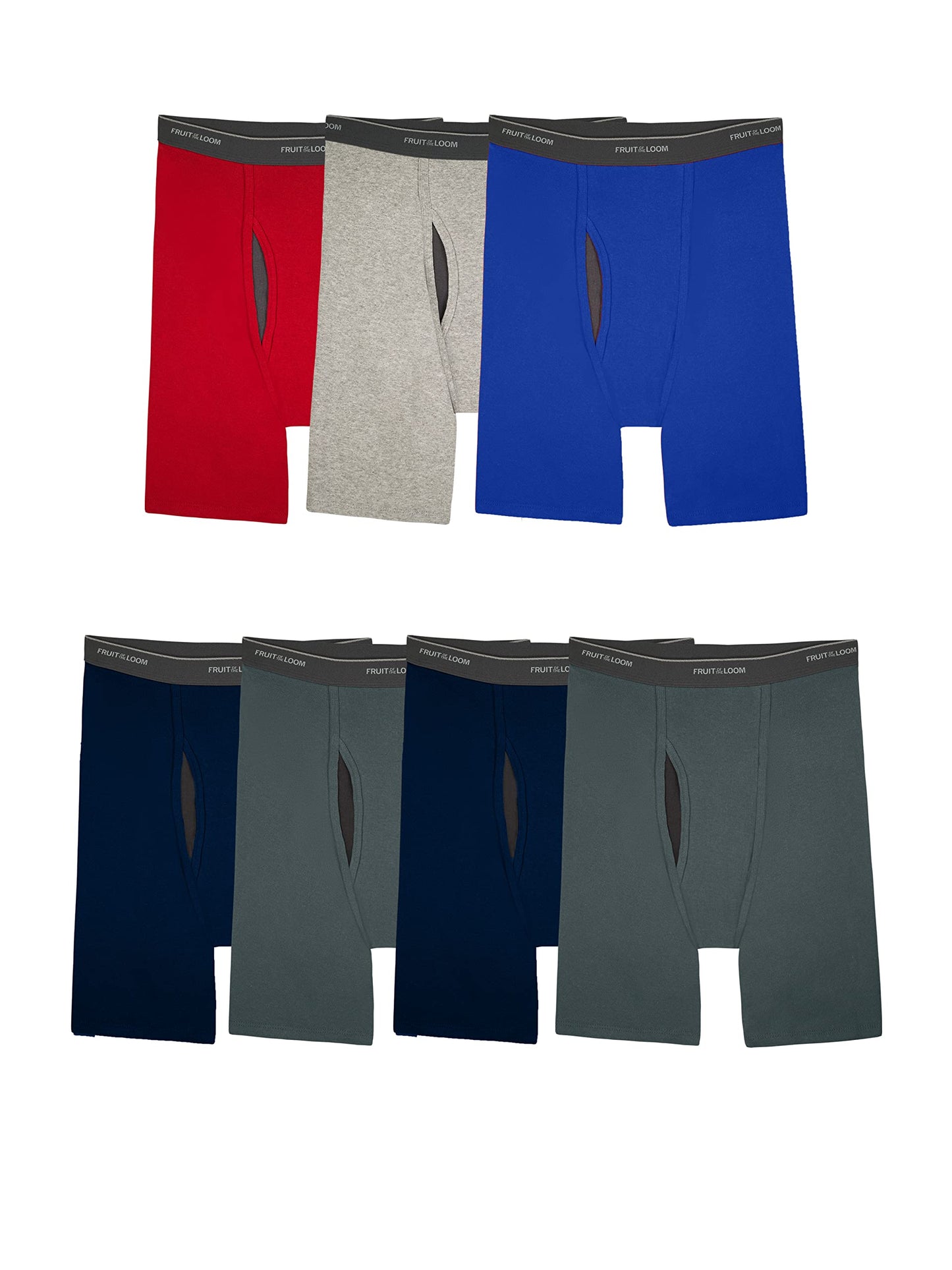 Fruit of the Loom Men's Coolzone Boxer Briefs (Assorted Colors) (Pack of 7)