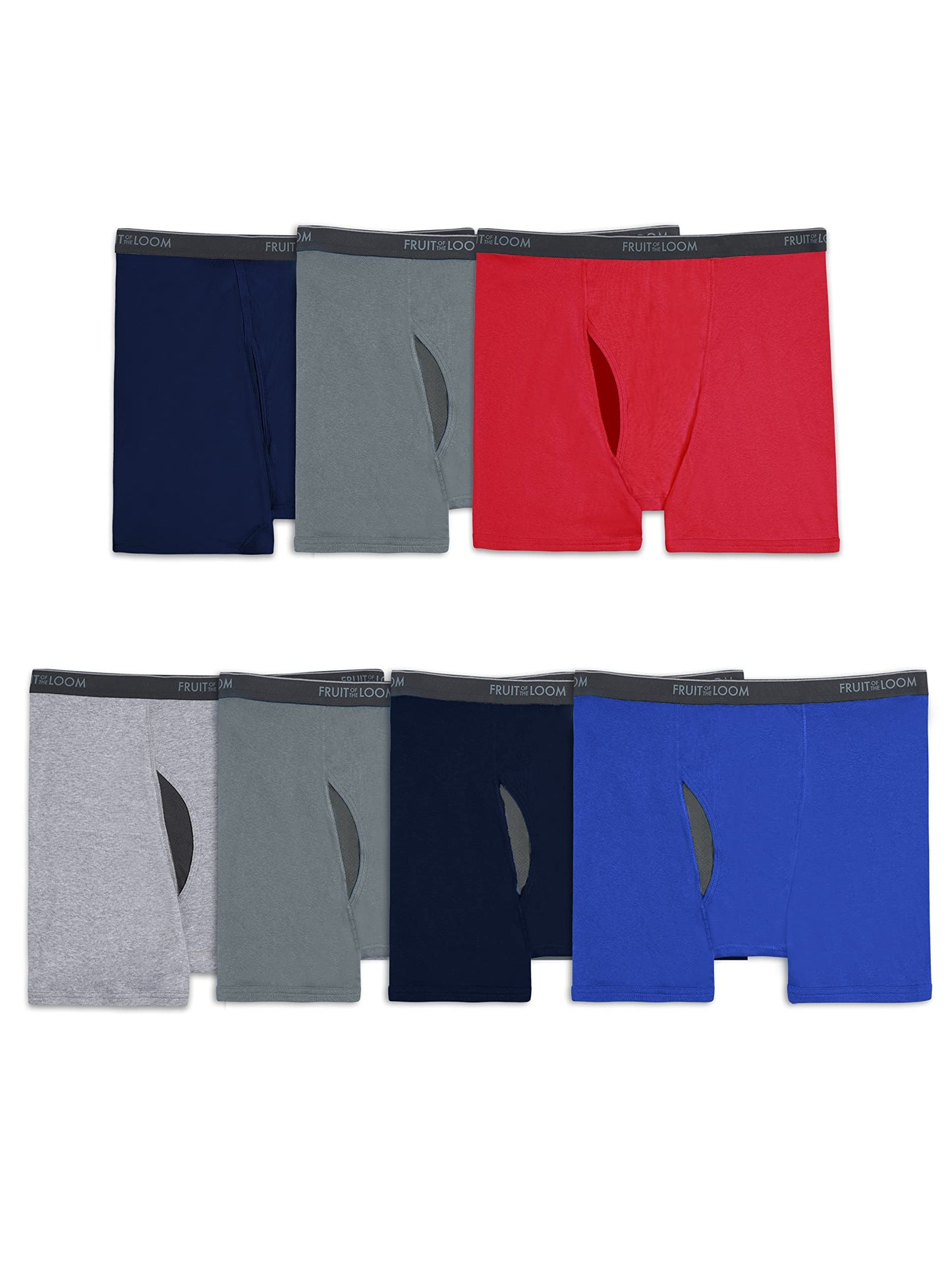 Fruit of the Loom Men's Coolzone Boxer Briefs (Assorted Colors) (Pack of 7)