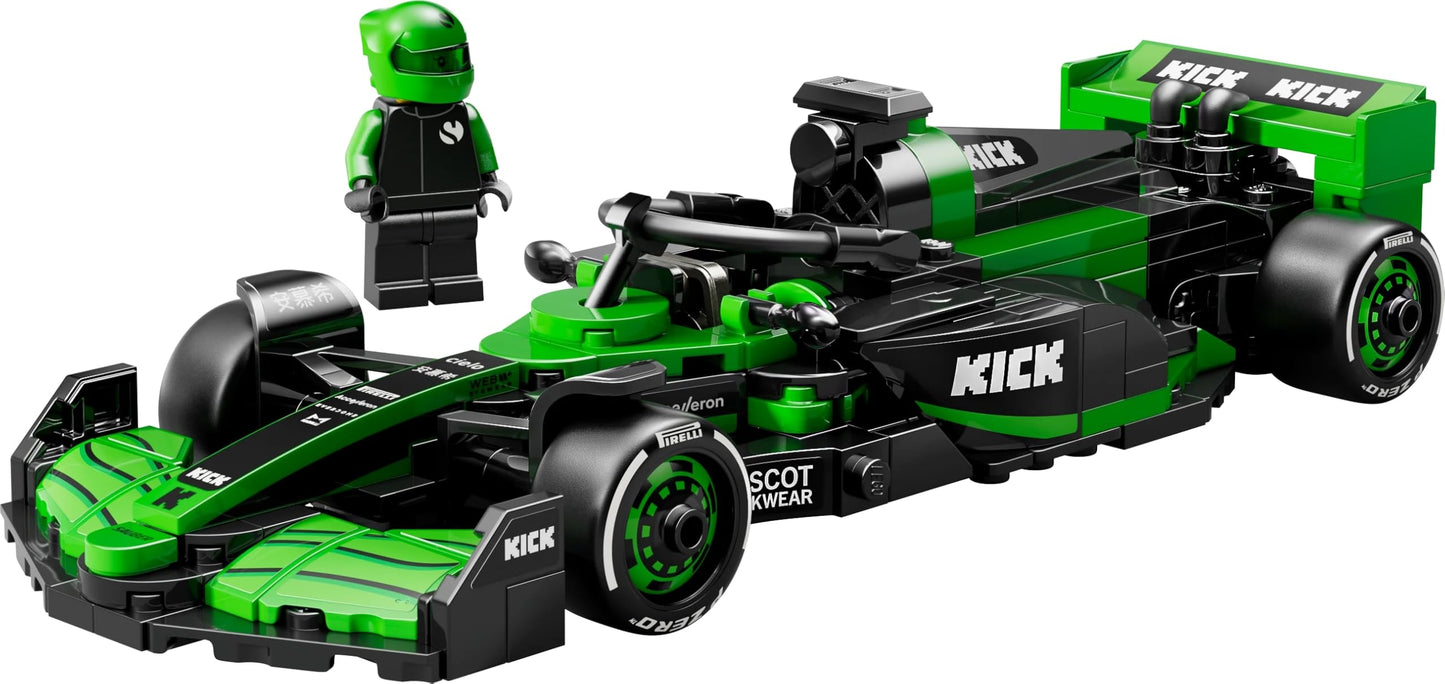 LEGO Speed Champions Ferrari SF-24 F1 Race Car Toy with a Collectible Formula 1 Driver Minifigure - Model Kits for 10+ Year Old Boys & Girls or Adult Motorsport Fans 77242