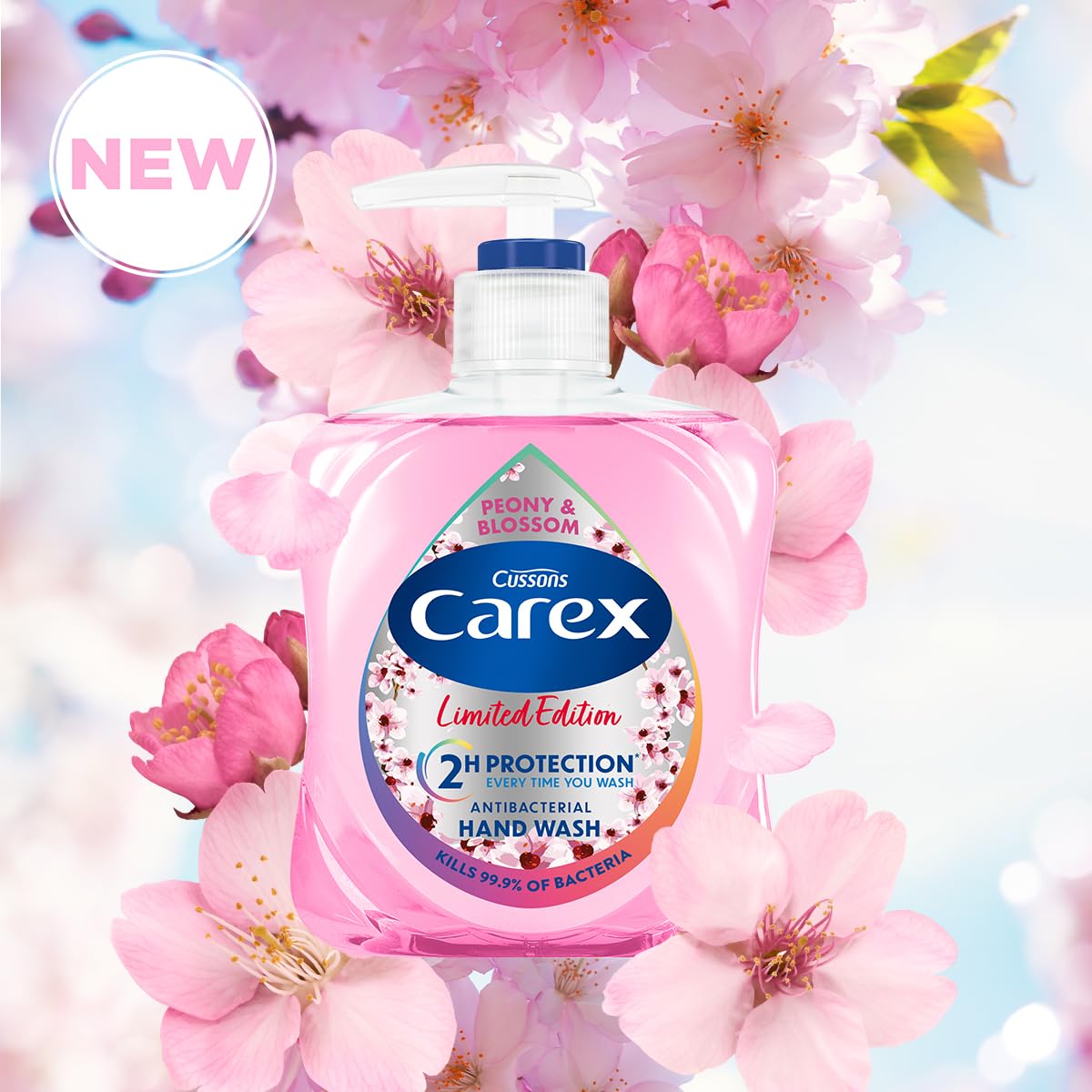 Carex Original Antibacterial Hand Wash, Clean & Protect Hands, Bulk Buy, Pack of 6 x 250 ml (Packaging may vary)