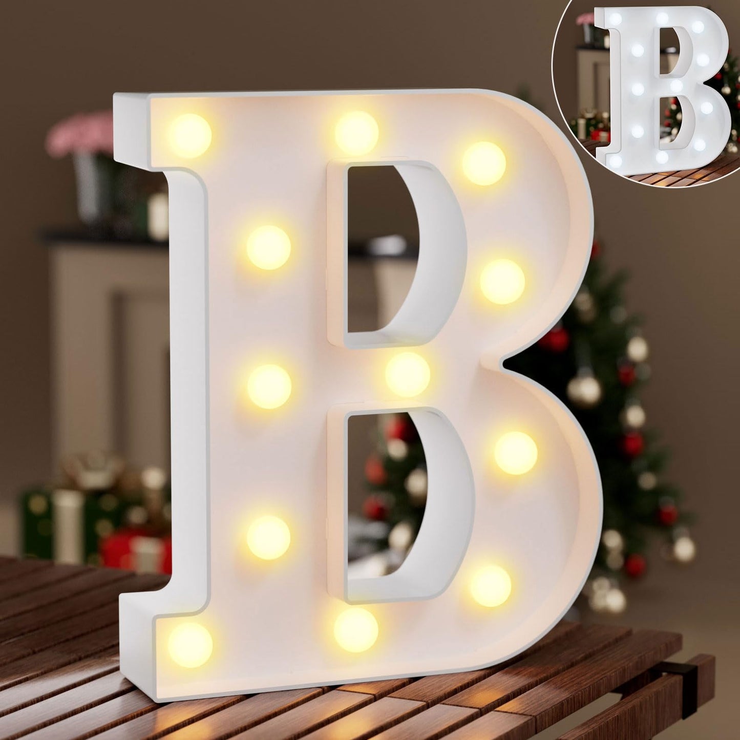 Ledido Light Up Letters Sign LED Birthday Marquee Letters Lights, Night Light Letter Gifts Bayby Girls Boys Birthday Party Wedding Anniversary Home Bedroom Wall Lights Decor 8.8 Inch, Letter A