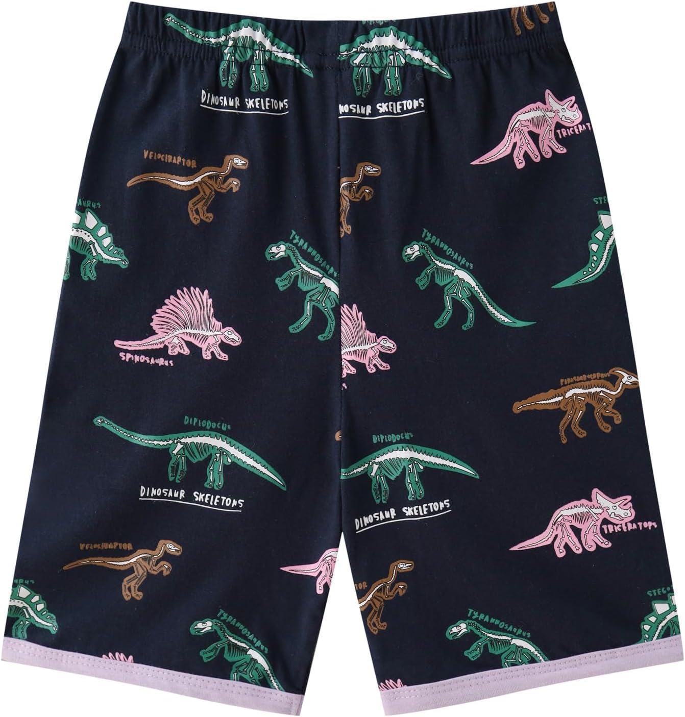 Dinopjs Girl's Pyjama Sets Cotton Dinosaur Unicorn Giraffe Pjs Kids Summer Short Pajamas for Girls 2-7 Years Children Clothes