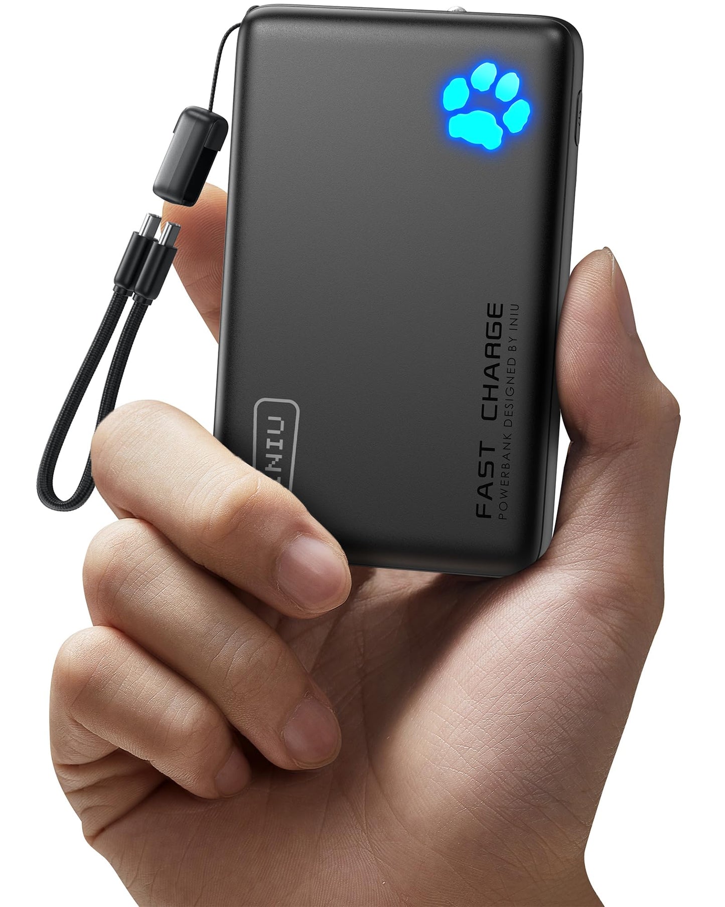 INIU Power Bank, Portable Charger 10000mAh Slimmest & Lightest High-Speed USB C Input & Output, PowerBank Triple 3A Phone Battery Pack for iPhone 16 15 14 13 Plus Pro Max Mini Samsung Xiaomi iPad