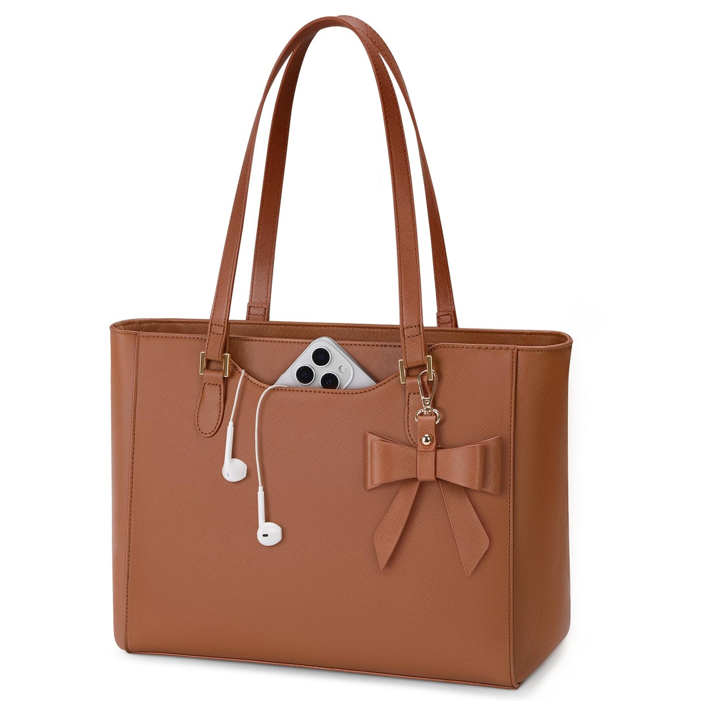 KTMOUW Handbags for Women Large Capacity PU Leather Tote Bags for Women with Zip, Shoulder Bag Ladies Handbag Tote Bag for School Work Travel Shopping Black