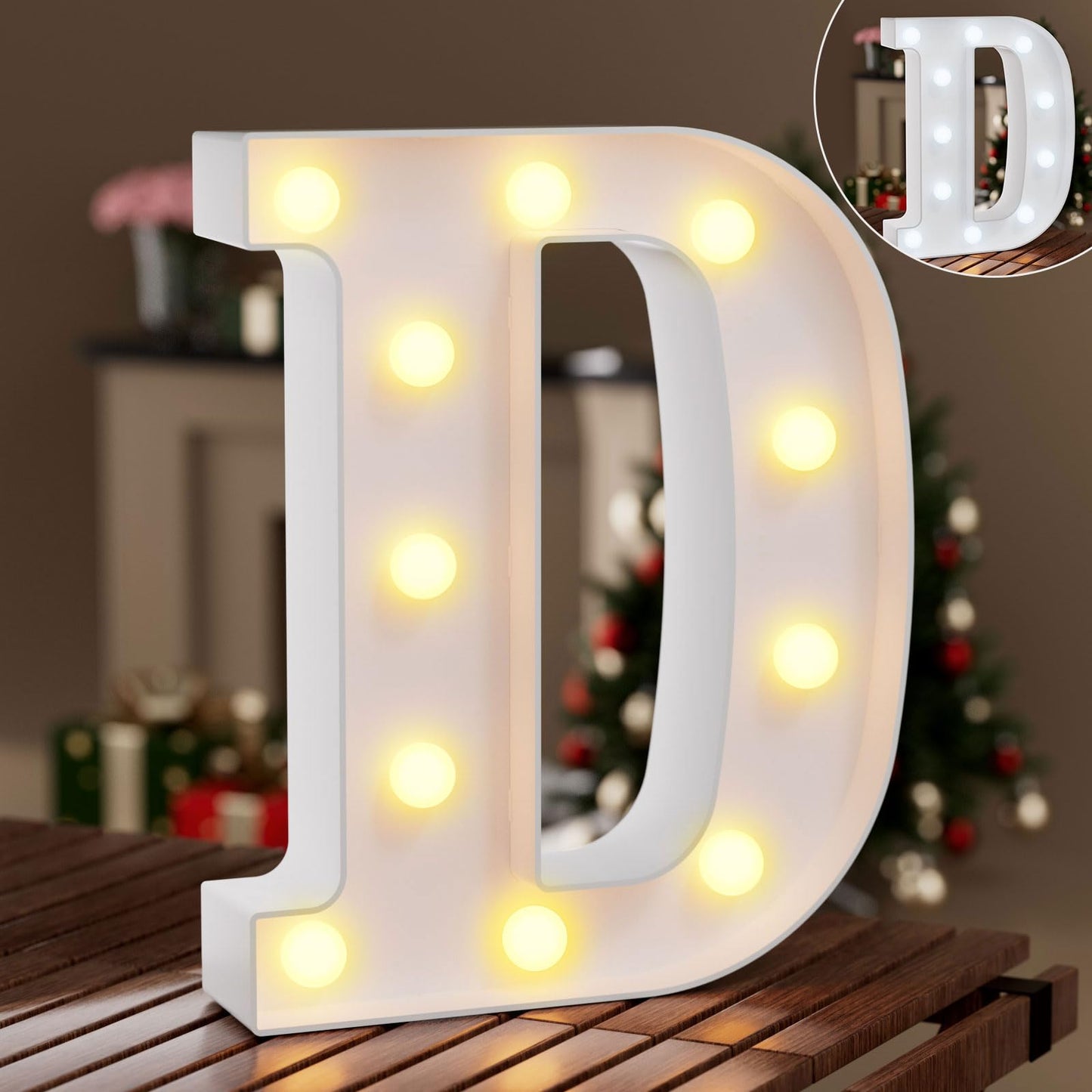 Ledido Light Up Letters Sign LED Birthday Marquee Letters Lights, Night Light Letter Gifts Bayby Girls Boys Birthday Party Wedding Anniversary Home Bedroom Wall Lights Decor 8.8 Inch, Letter A