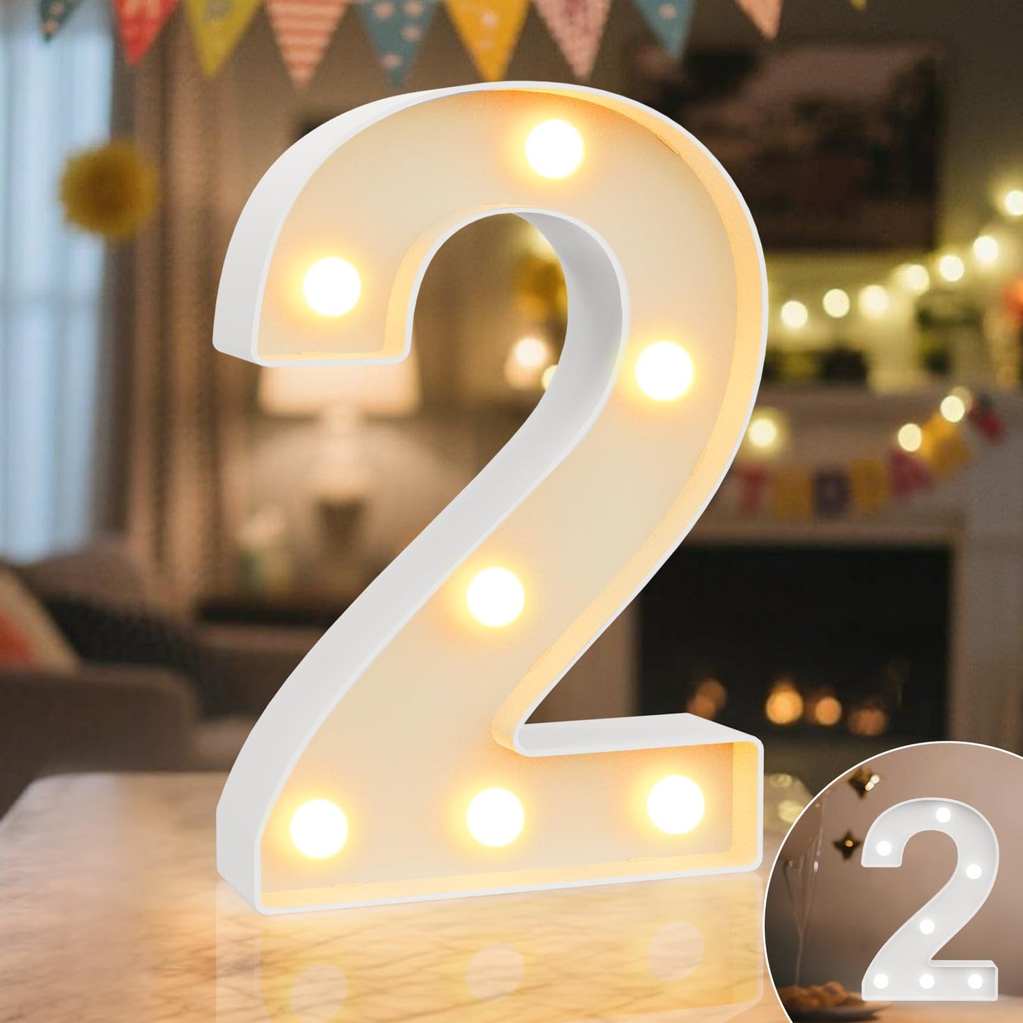 Ledido Light Up Letters Sign LED Birthday Marquee Letters Lights, Night Light Letter Gifts Bayby Girls Boys Birthday Party Wedding Anniversary Home Bedroom Wall Lights Decor 8.8 Inch, Letter A