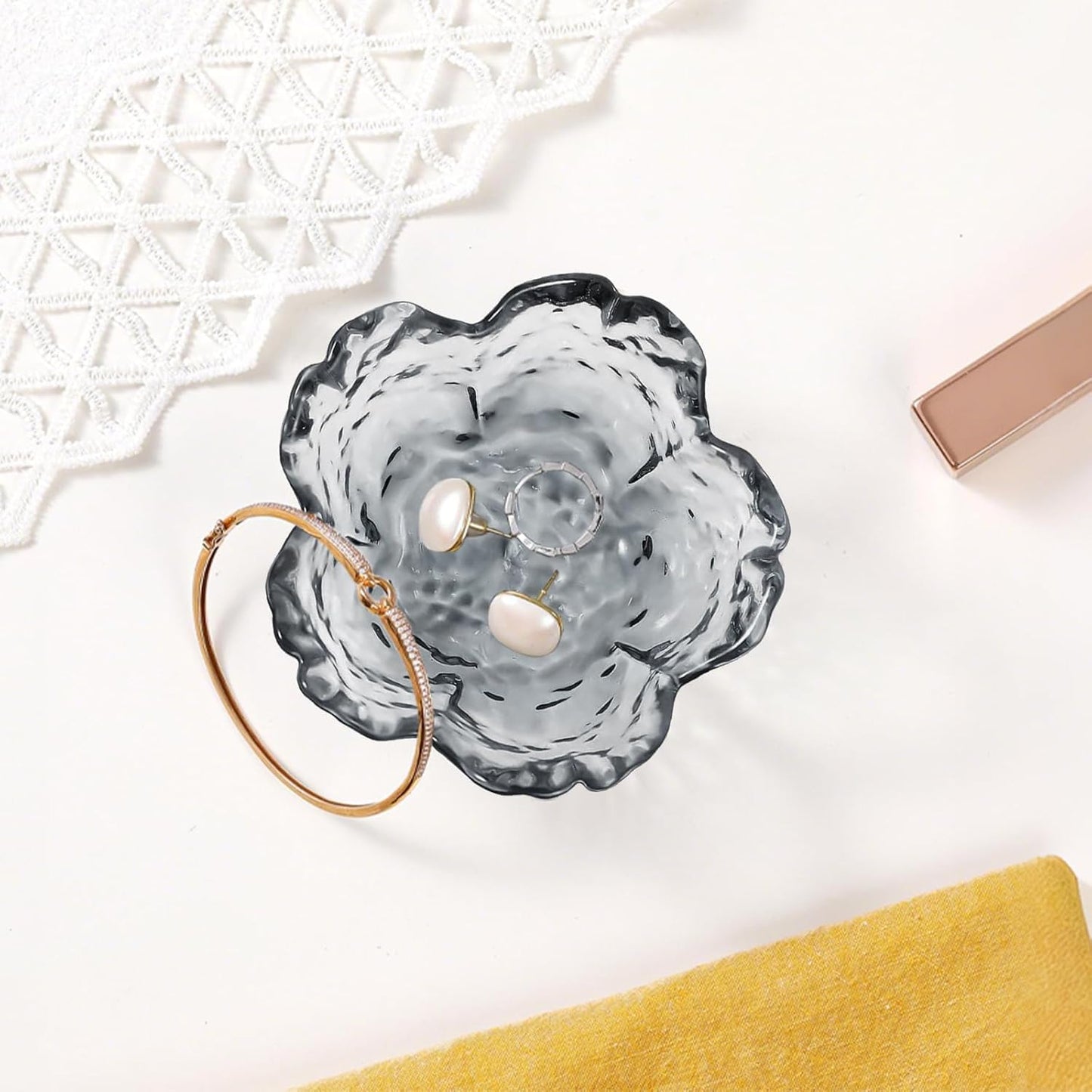 Gifts For Women Trinket Dish Unique Birthday New Home Gifts For Women Her Jewellery Tray Cute Room Decor Aesthetic Bedroom Accessories Ring Dish Holders Small Friendship Christmas House Warming Gifts