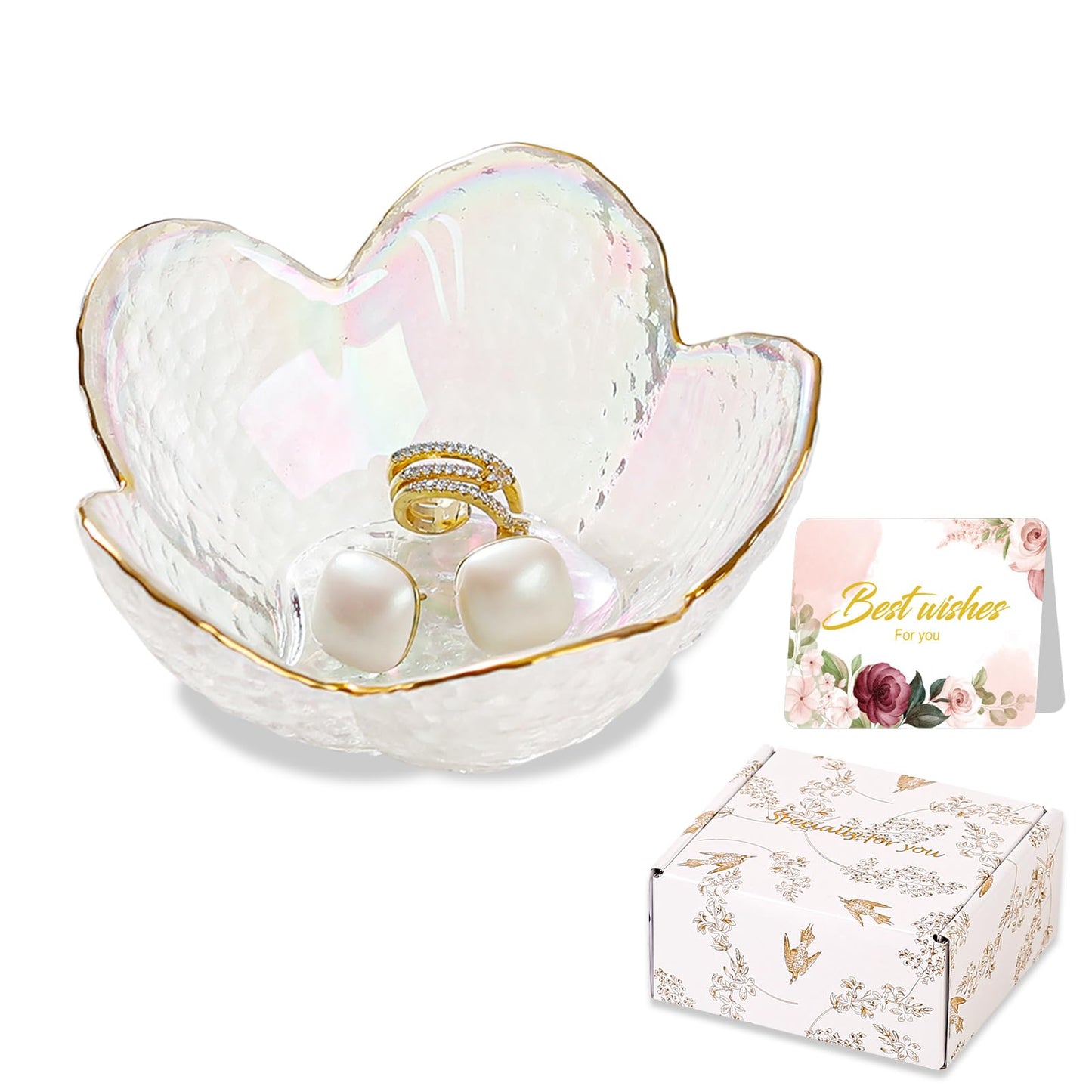 Gifts For Women Trinket Dish Unique Birthday New Home Gifts For Women Her Jewellery Tray Cute Room Decor Aesthetic Bedroom Accessories Ring Dish Holders Small Friendship Christmas House Warming Gifts