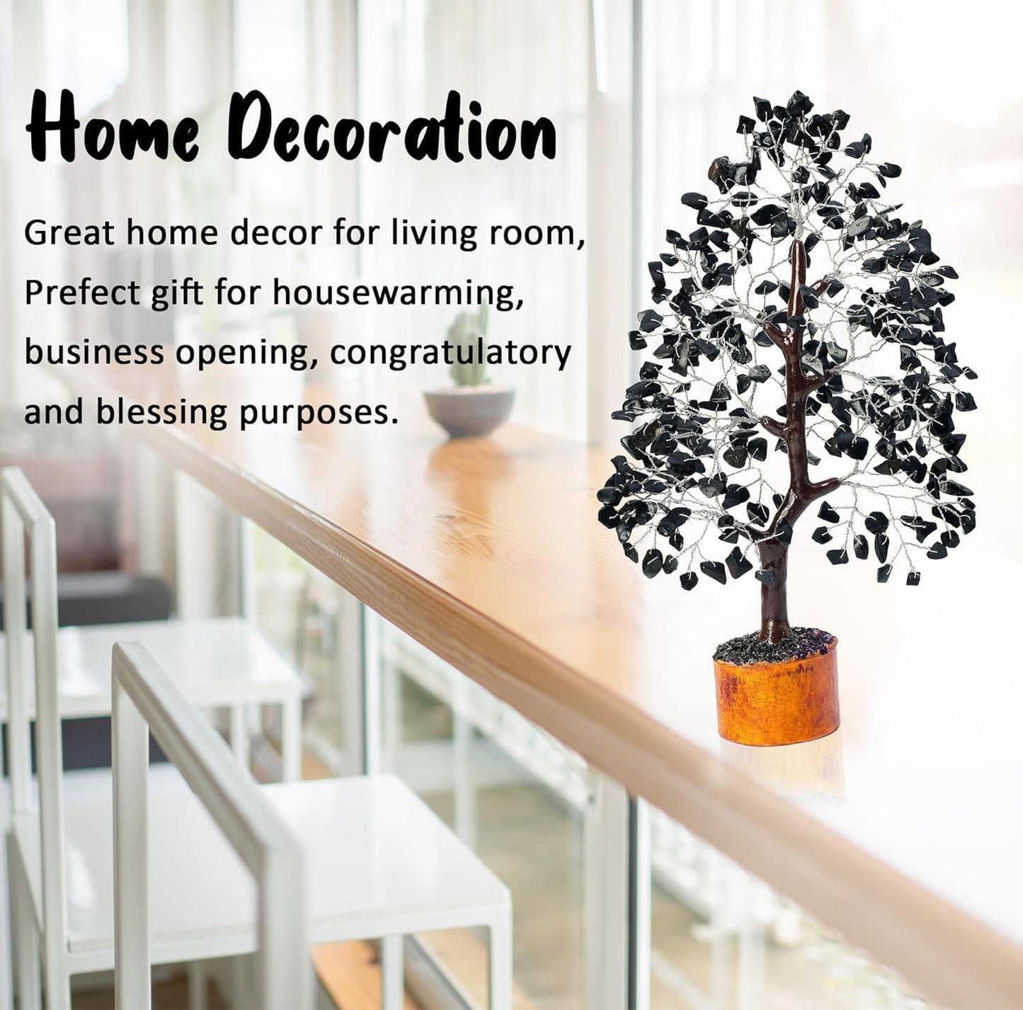 Green Jade Feng Shui Healing Crystals Tree of Life Handmade Gemstone Crystal Tree Bonsai for Spiritual Gifts Home Decor Present mum Gift for Women birthday gifts for men house warming gifts, 10-12"
