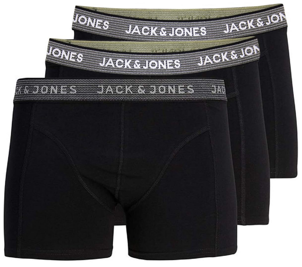 JACK & JONES Men's Trunks 3 Boxer Multipack