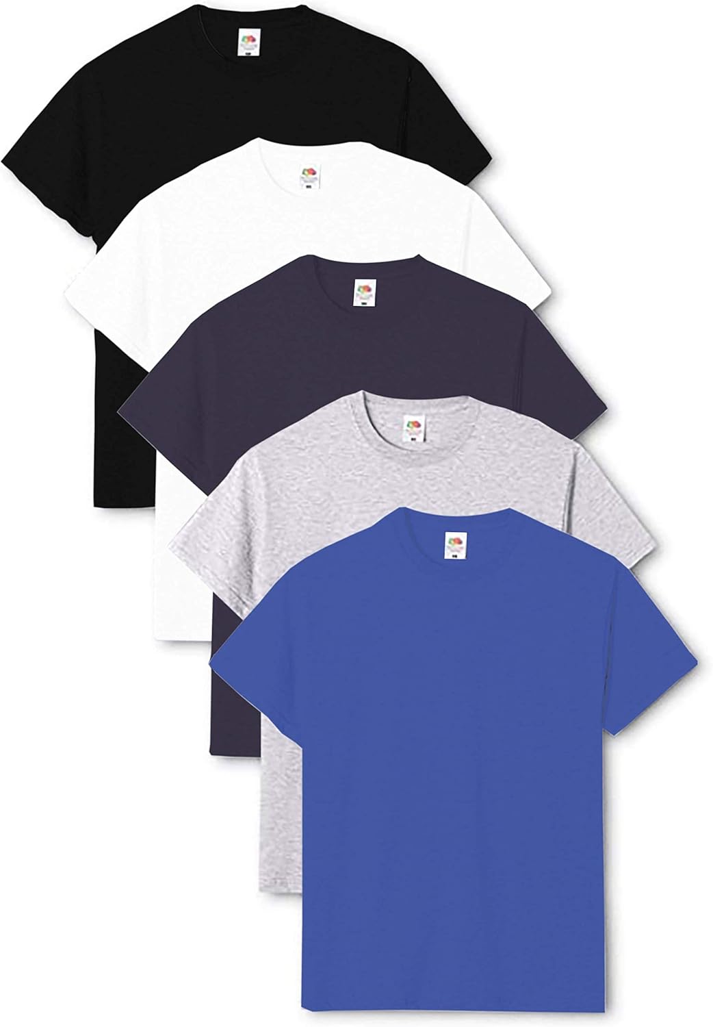 Fruit of the Loom Men's Heavy T-Shirt Pack of 5