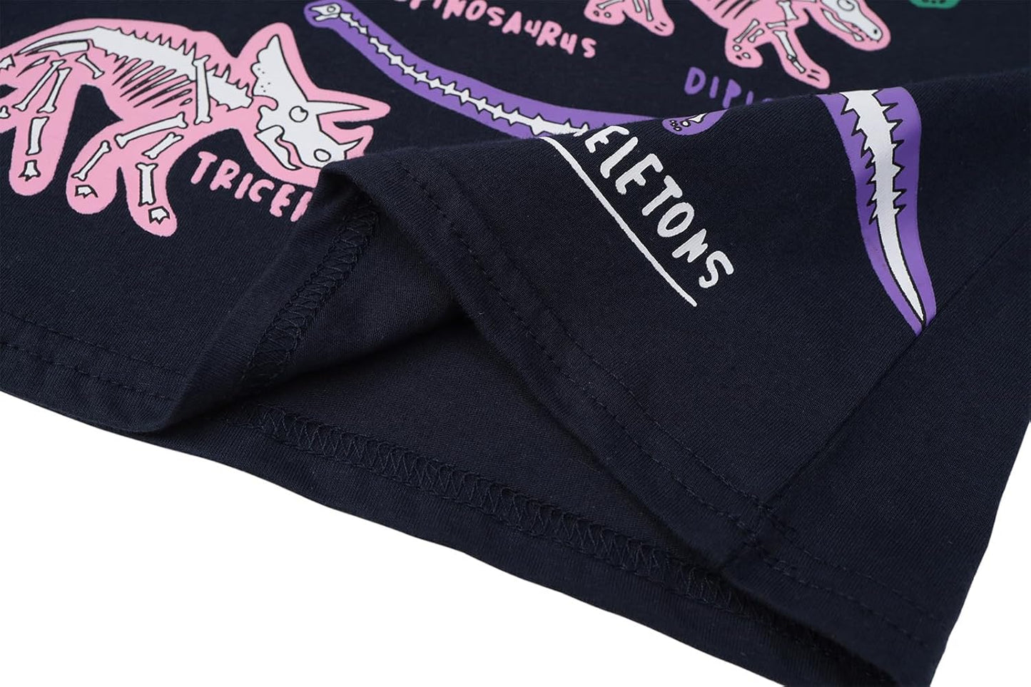 Dinopjs Girl's Pyjama Sets Cotton Dinosaur Unicorn Giraffe Pjs Kids Summer Short Pajamas for Girls 2-7 Years Children Clothes